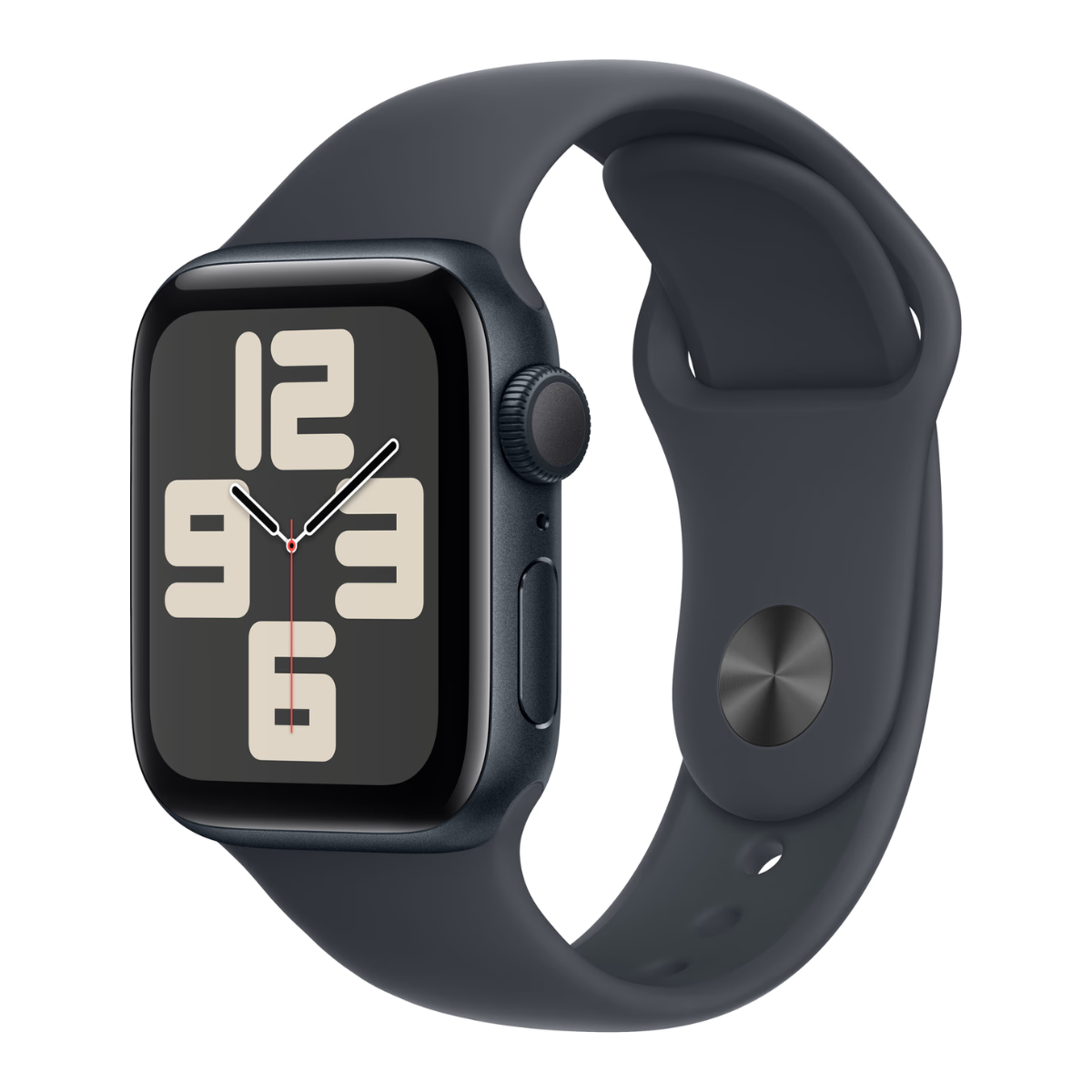 5 Apple Watch SE 2024 40mm Zilver Sportband - Afbeelding 1
