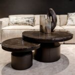 Salontafel Bregt | Laag | Bruin Marmer - Afbeelding 2