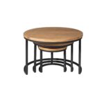 Salontafel Britt | Set van 3 | Mangohout | NIEUW - Afbeelding 6