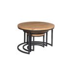 Salontafel Britt | Set van 3 | Mangohout | NIEUW - Afbeelding 5