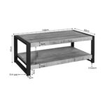 Salontafel Britt | Double | Naturel Mango | NIEUW - Afbeelding 4