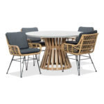 Olivia | 5-delige Lounge Set (inclusief kussenset) - Afbeelding 4